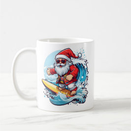 Weihnachtsfeiertag Surfen Weihnachtswaves Kaffeetasse