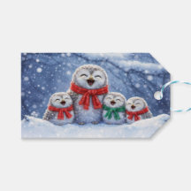 Weihnachtsfeiertag Süße Eulen