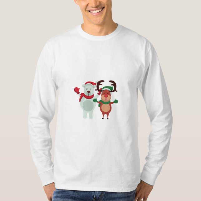 Weihnachtsfeiertag T-Shirt (Vorderseite)