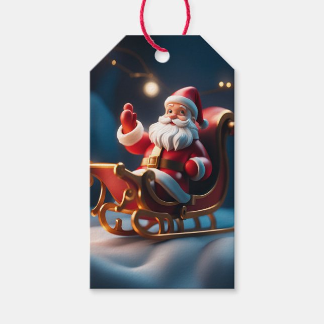 Weihnachtsfeiertag - Tag Geschenkanhänger (Vorderseite)