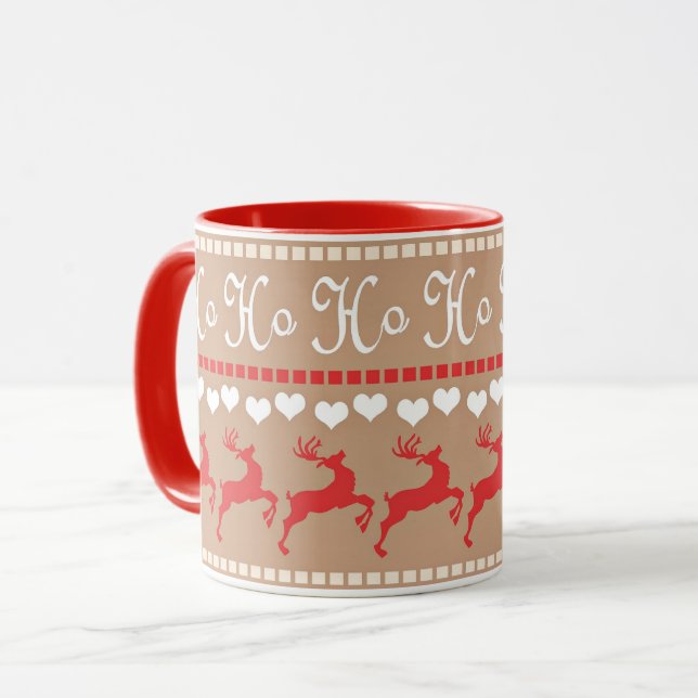Weihnachtsfeiertag Tasse (Vorderseite Links)