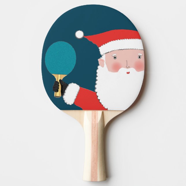 Weihnachtsfeiertag Tischtennis Schläger (Vorderseite)