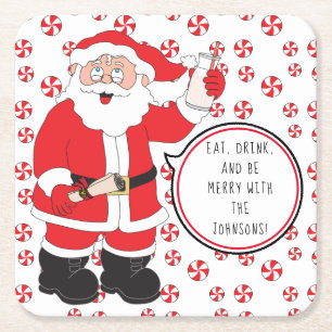 Weihnachtsfeiertag Toast Rechteckiger Pappuntersetzer