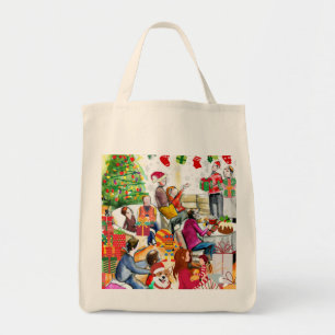 Weihnachtsfeiertag Tragetasche
