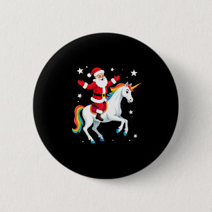 Weihnachtsfeiertag - Unicorn Button