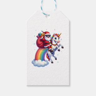Weihnachtsfeiertag - Unicorn Geschenkanhänger