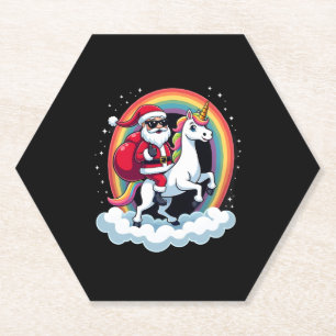Weihnachtsfeiertag - Unicorn Untersetzer
