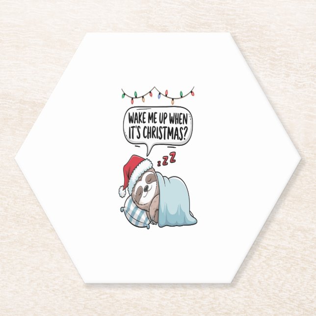 Weihnachtsfeiertag Untersetzer (Vorderseite)