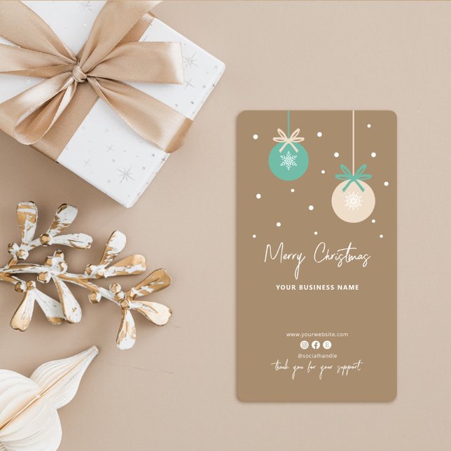 Weihnachtsfeiertag Vielen Dank Box Siegel Sticker (Von Creator hochgeladen)