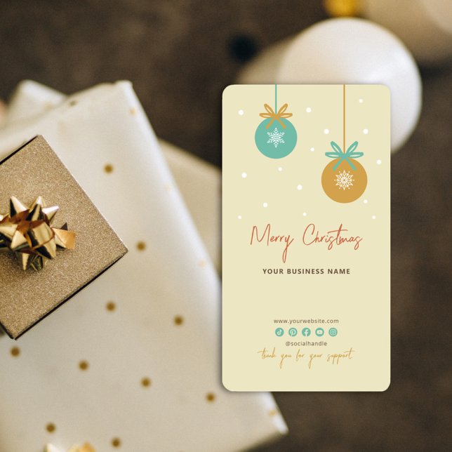 Weihnachtsfeiertag Vielen Dank Box Siegel Sticker (Von Creator hochgeladen)