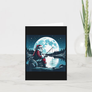 Weihnachtsfeiertag Weihnachten Fischer Fisherman M Karte