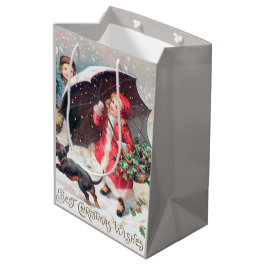 Weihnachtsfeiertag Weihnachten Mittlere Geschenktüte