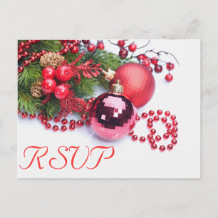 Weihnachtsfeiertag Winter Hochzeit UAWG Postkarte