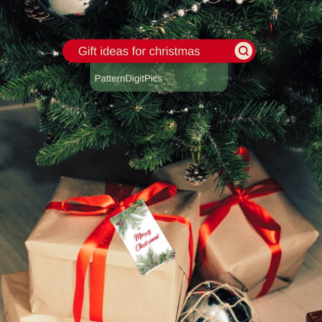 Weihnachtsfeiertag Wohngestaltung Geschenkanhänger (Von Creator hochgeladen)