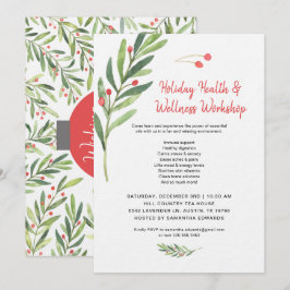 Weihnachtsfeiertag - Workshop "Essential Oils Clas Einladung