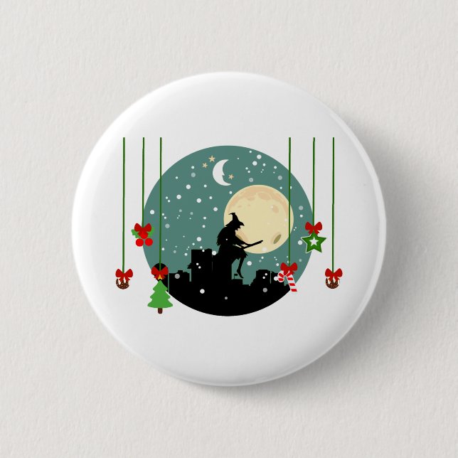 Weihnachtsfeiertage Button (Vorderseite)
