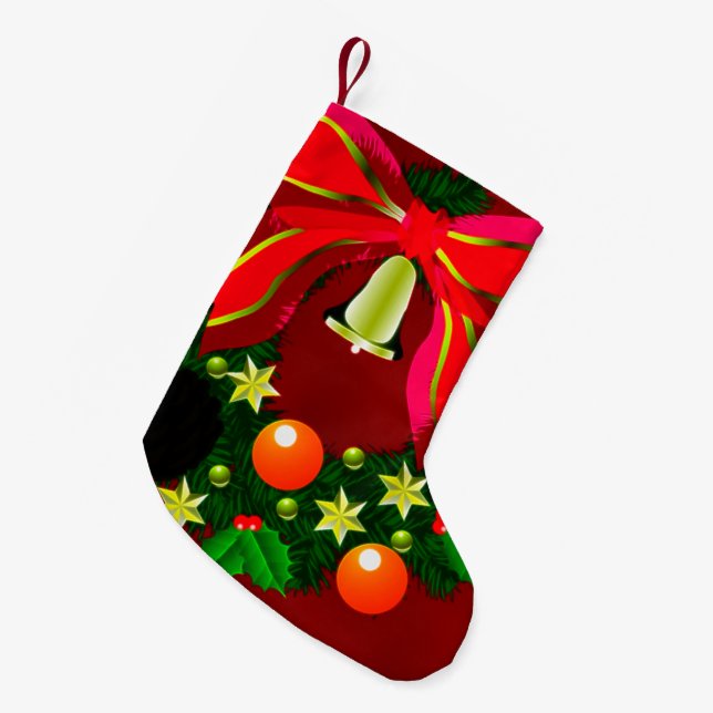 Weihnachtsfeiertage DECOR Kleiner Weihnachtsstrumpf (Vorderansicht (hängend))