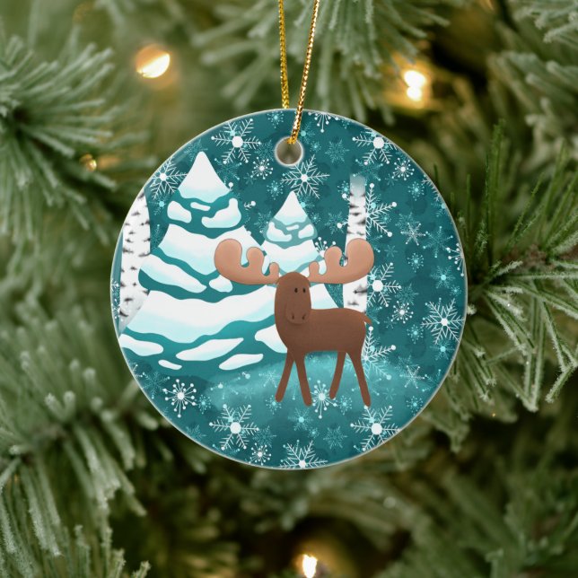 Weihnachtsfeiertage Elche Ornament (Baum)