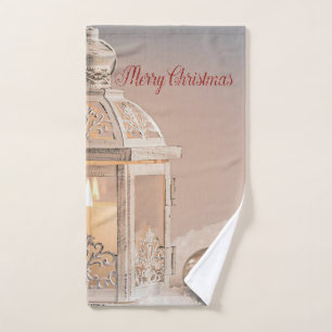 Weihnachtsfeiertage- Elegante Weihnachtskugeln, La Badhandtuch Set