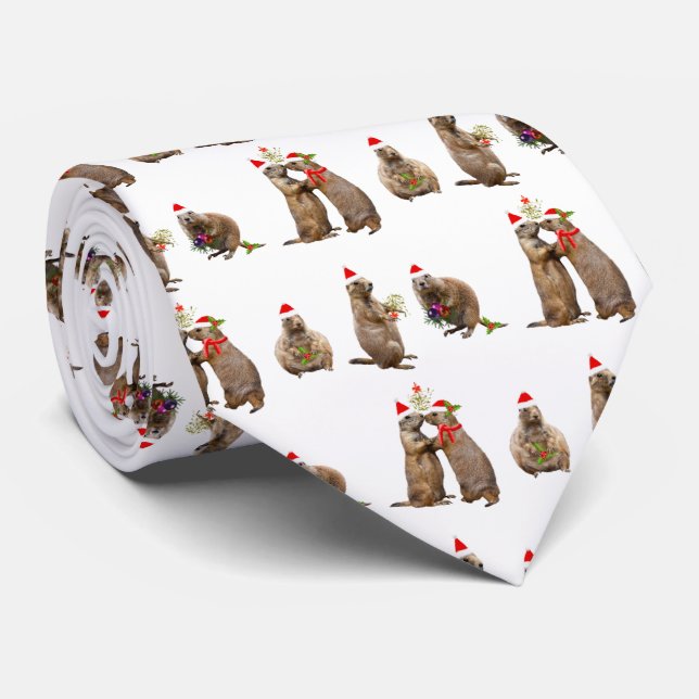 Weihnachtsfeiertage (Farbe wählen) Krawatte (Gerollt)
