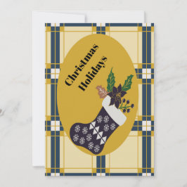 Weihnachtsfeiertage Feiertagskarte