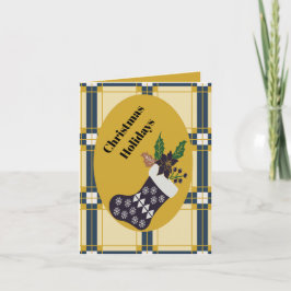 Weihnachtsfeiertage Feiertagskarte