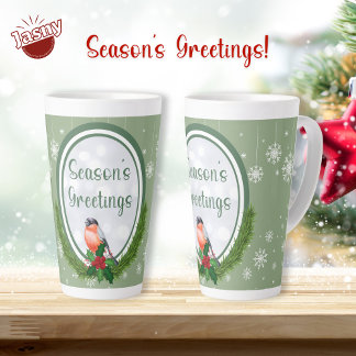 Weihnachtsfeiertage Grün und Weiß Milchtasse
