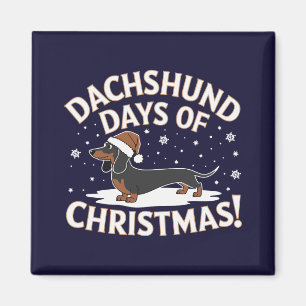 Weihnachtsfeiertage in der Dackel! Magnet