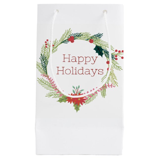 Weihnachtsfeiertage Kleine Geschenktüte (Vorderseite)