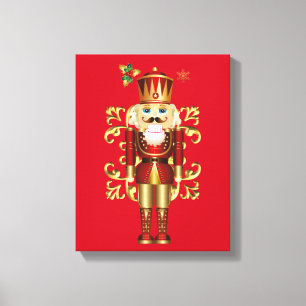 Weihnachtsfeiertage Leinwand Art-Nutcracker