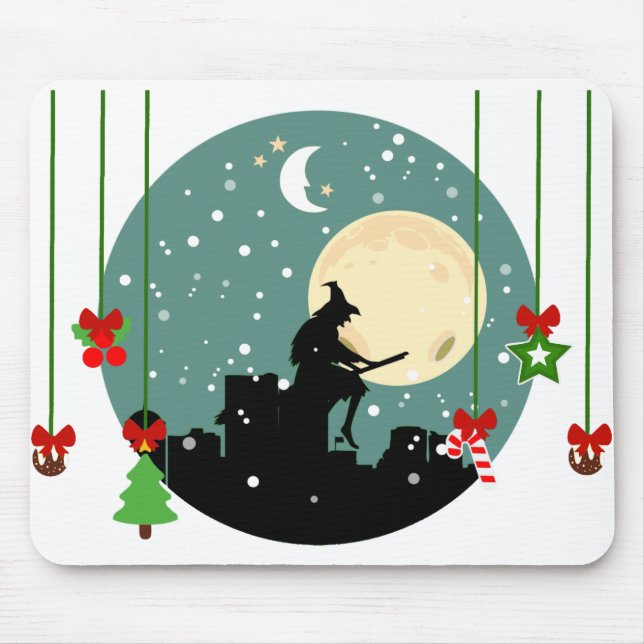 Weihnachtsfeiertage Mousepad (Vorne)