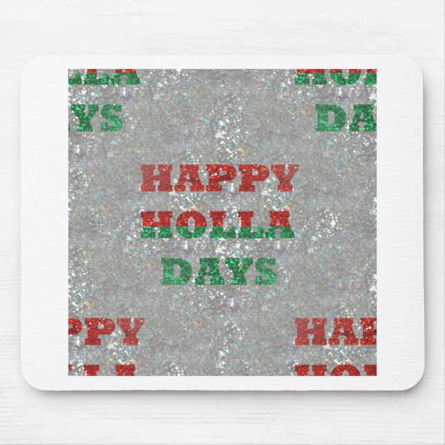 Weihnachtsfeiertage Mousepad (Vorne)