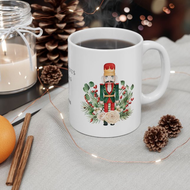 Weihnachtsfeiertage Nutcracker Skript Personalisie Kaffeetasse (Nutcracker Script Christmas Holidays Coffee Mug)
