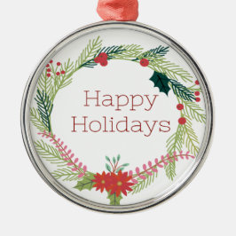 Weihnachtsfeiertage Ornament Aus Metall