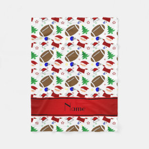 Weihnachtsfeiertage personalisiert fleecedecke
