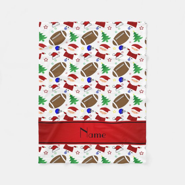 Weihnachtsfeiertage personalisiert fleecedecke (Vorderseite)