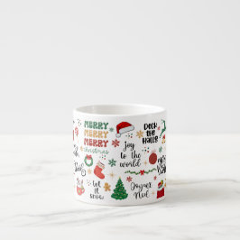 Weihnachtsfeiertage Redewendungen und Grafik Espressotasse