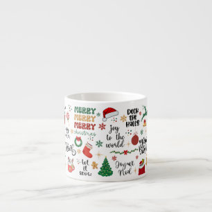 Weihnachtsfeiertage Redewendungen und Grafik Espressotasse