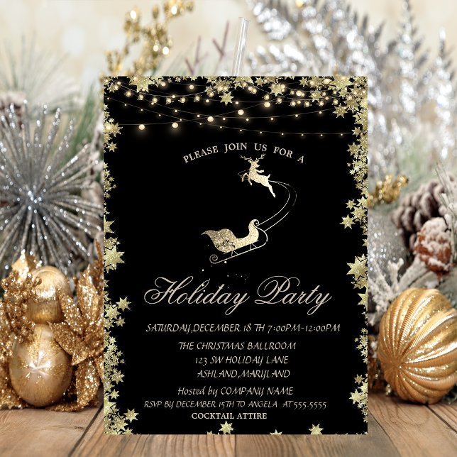 Weihnachtsfeiertage Rentiers Einladung (Von Creator hochgeladen)