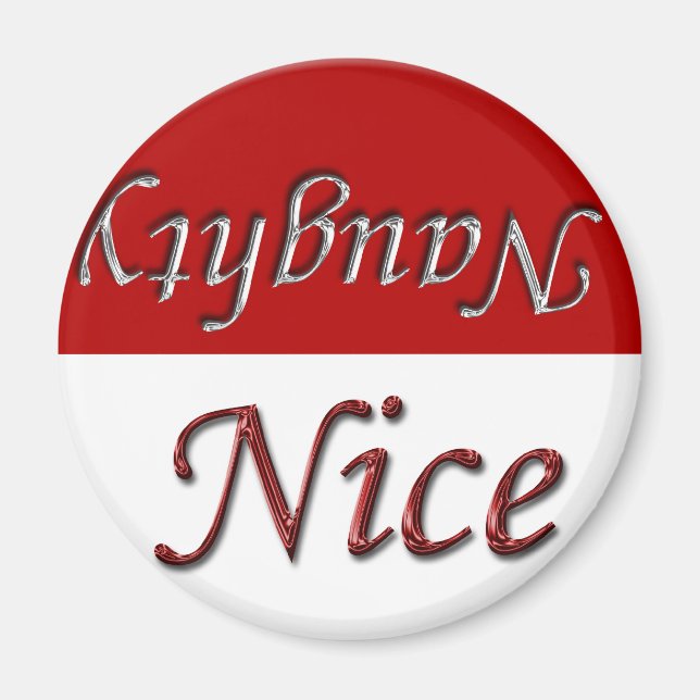Weihnachtsfeiertage schön oder schön magnet (Vorne)