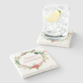 Weihnachtsfeiertage Steinuntersetzer