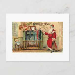 Weihnachtsfeiertage Strümpfe Postkarte