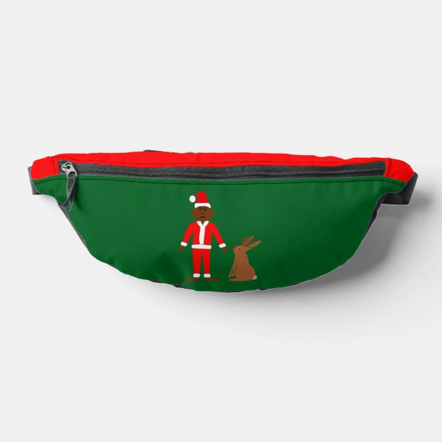 Weihnachtsfeiertage und Jackalope Bauchtasche (Ablage )