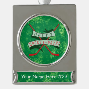 Weihnachtsfeiertage Weihnachtsfeier Banner-Ornament Silber