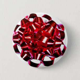 Weihnachtsfeiertage Winter Rotes Weihnachtsband Button