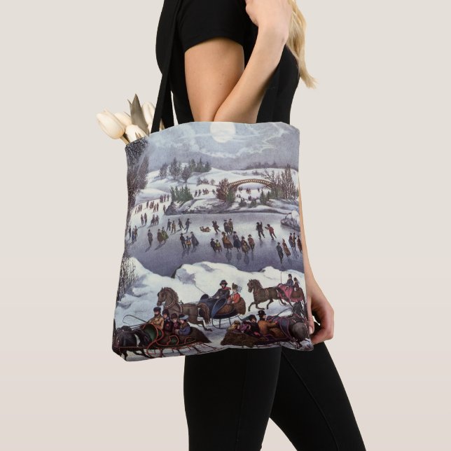 Weihnachtsfeiertage, Zentralpark im Winter Tasche (Von Nahem)