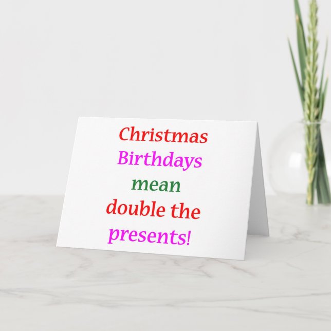 Weihnachtsfeiertagen Feiertagskarte (Vorderseite)