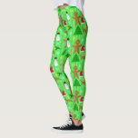 Weihnachtsfeiertags-Collagen-hässliches Leggings<br><div class="desc">Fügen Sie ein anderes cooles Stück Ihrem Blick "der hässlichen Weihnachtsstrickjacke" diese Ferienzeit mit diesen niedlichen (und herrlich gaudy) Leggings hinzu. Ganz vorbei - Druckentwurf hat eine lustige Weihnachtscollage, die von den festlichen Zeichnungen gemacht wird und schließt ein: ein Weihnachtsbaum, ein Ren, ein Snowman, ein Lebkuchenmann, Zuckerstangen, Mistelzweig, eine Weihnachtsmannmütze...</div>