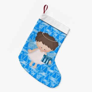 Weihnachtsfeiertags-Engels-Cartoon-Strumpf Kleiner Weihnachtsstrumpf