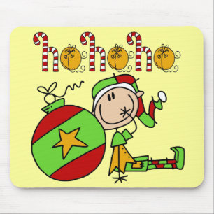 Weihnachtsfeiertags-Klingel-Bell-Elf Mousepad